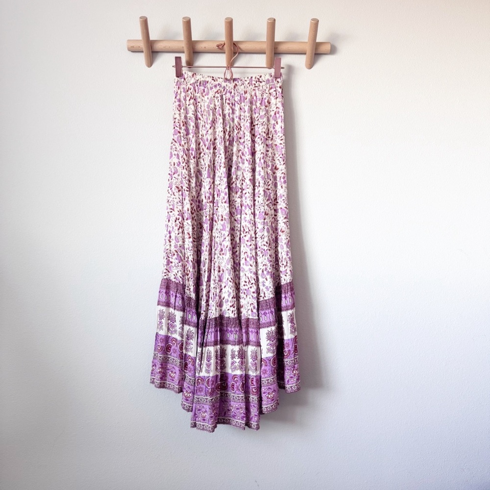 Spell Castaway High Low Multicolor Maxi Skirt - Picture 7 of 12